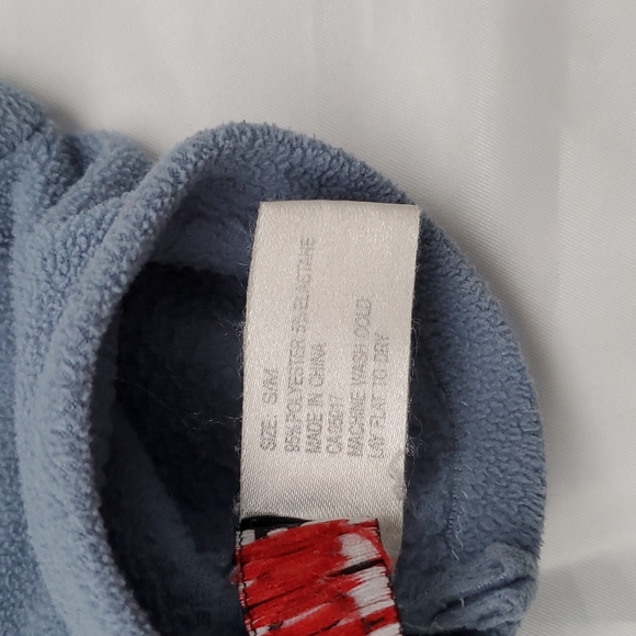 Roots Fleece Gloves Blue - Picture 4 of 4